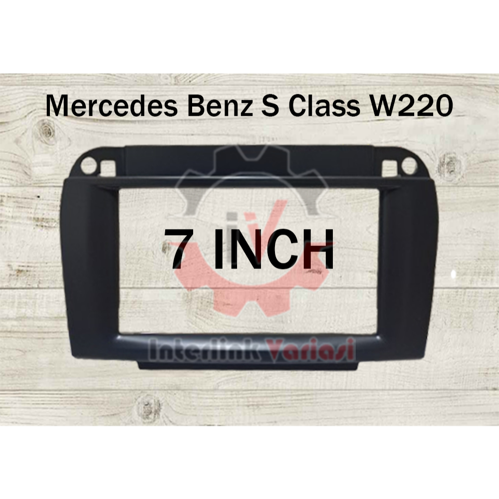 Frame tape head unit android Mercedes Benz S Class W220 7 inch