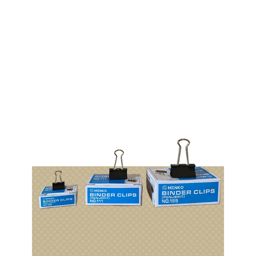

Binder Clip MENKO / Penjepit Kertas MENKO Berkualitas - 105.107.111.155