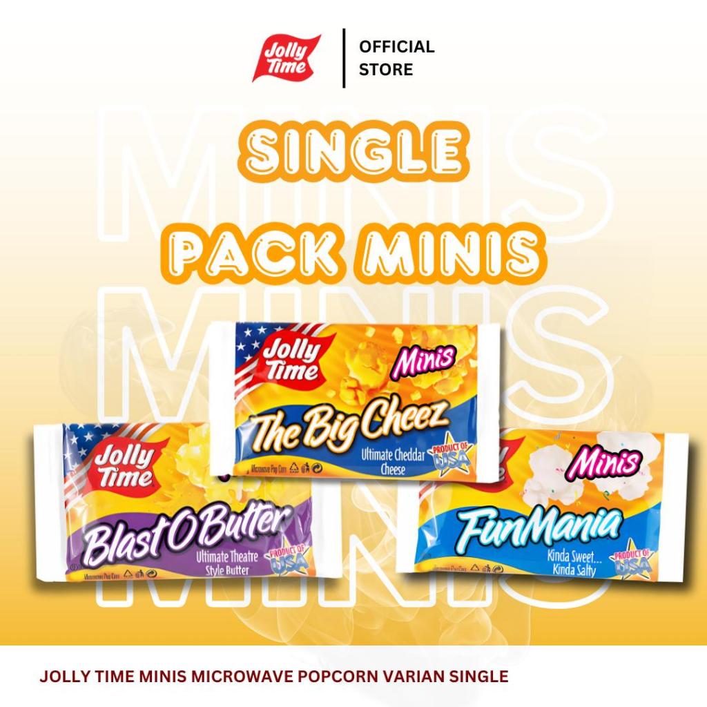 

Jolly Time Minis Mircowave Popcorn Varian Single