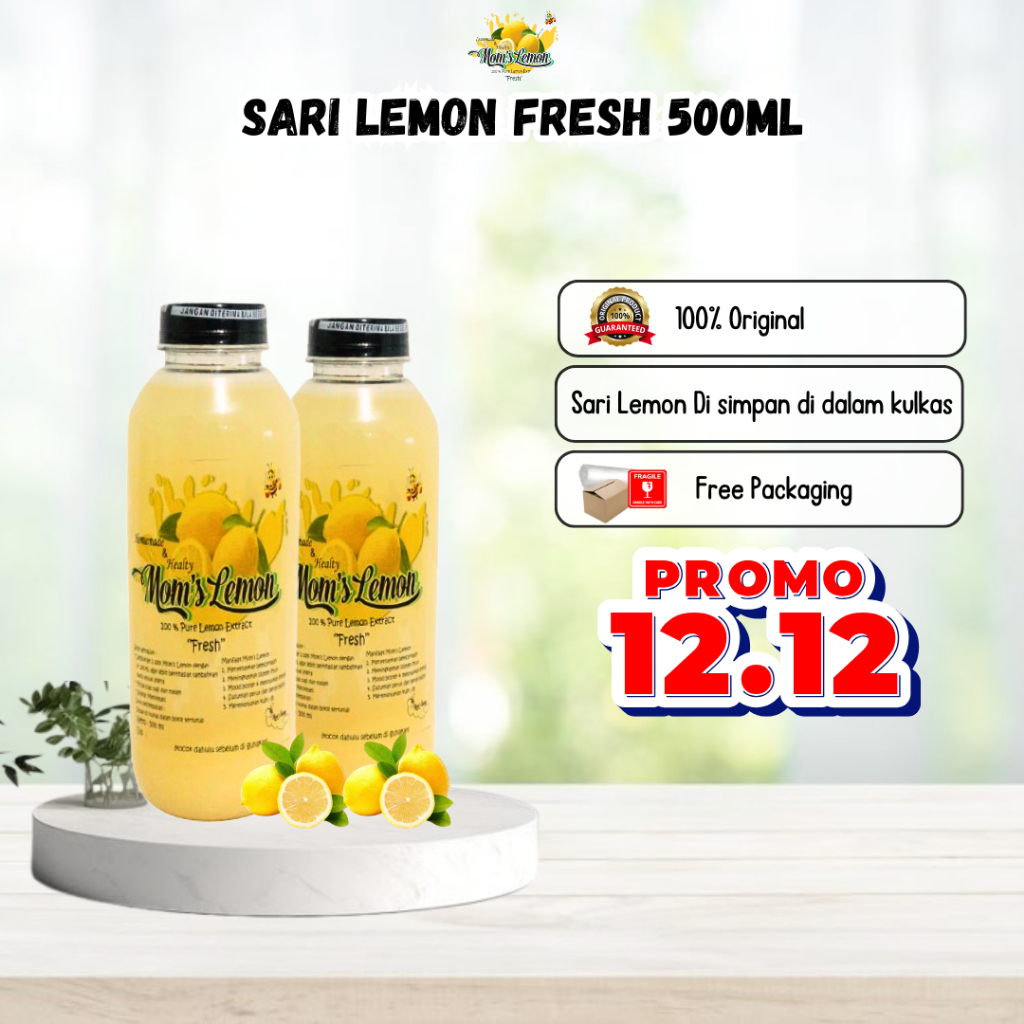 

Lemon Diet Asli 100% Tanpa Campuran 500 ml by MOM"S LEMON