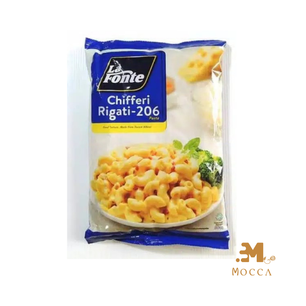 

LA FONTE CHIFFERI RIGATI-206 450GR (Good Texture, Made From Durum Wheat)