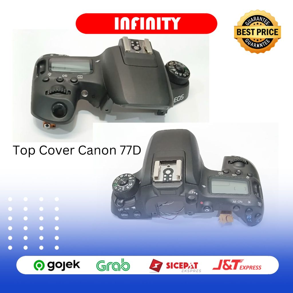 Top Cover Atas Canon EOS 77D