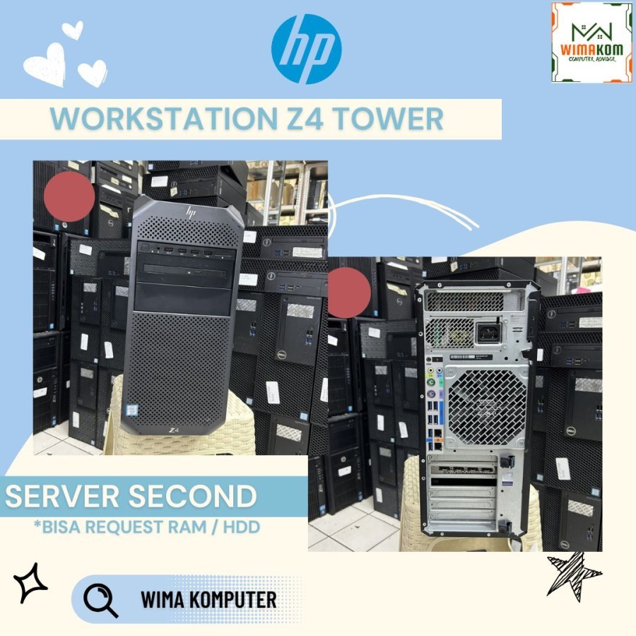 HP WORSKTATION Z4 Xeon w2125 4.0Ghz VGa Nvidia Quadro P4000 8gb