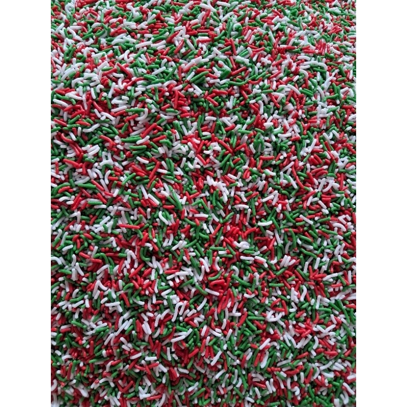 

sprinkle meises meses christmas natal 500gr / hiasan kue tart cupcakes