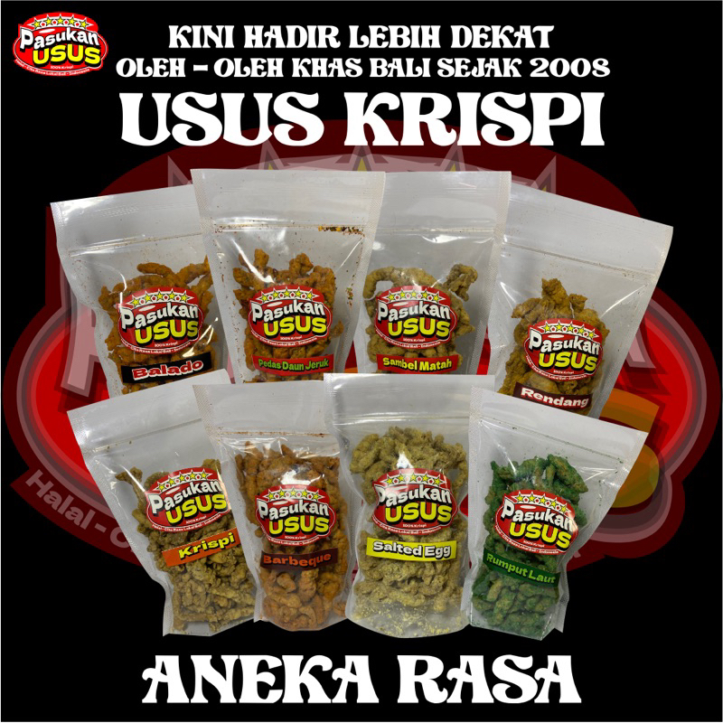 

Pasukan Usus Krispi Aneka Rasa Oleh - oleh khas Bali sejak 2008