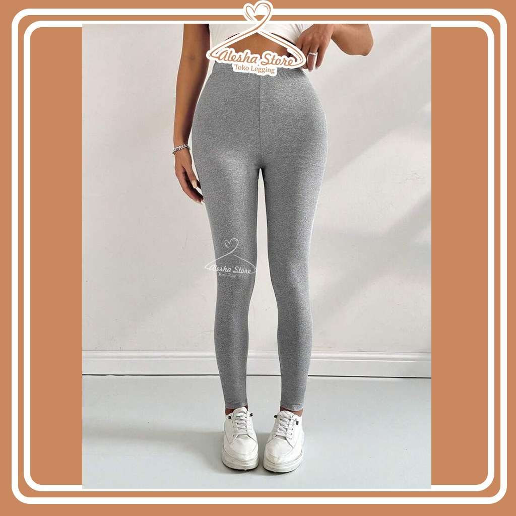Celana Legging Wanita Bahan Kaos / Celana Lejing Wanita Bahan Kaos / Celana Panjang Legging Kaos Wan