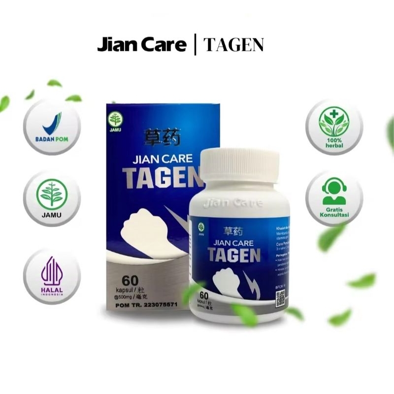 Jian Care Tagen - Obat Herbal Cina untuk membantu Masalah Keperkasaan Pria Dewasa & kesuburan pria