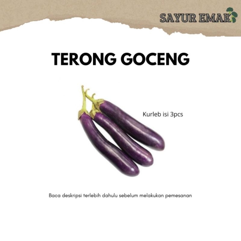 

PAKET TERONG GOCENG // TERONG SEGAR MURAH