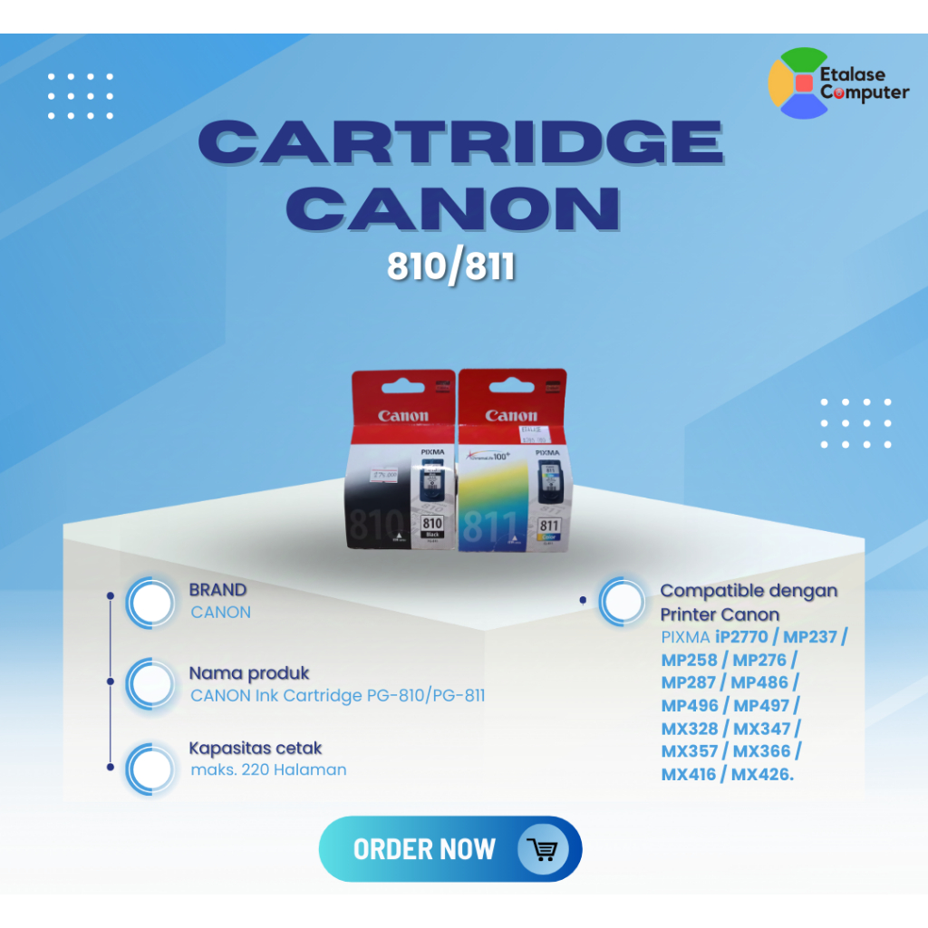 CARTRIDGE CANON 810/811