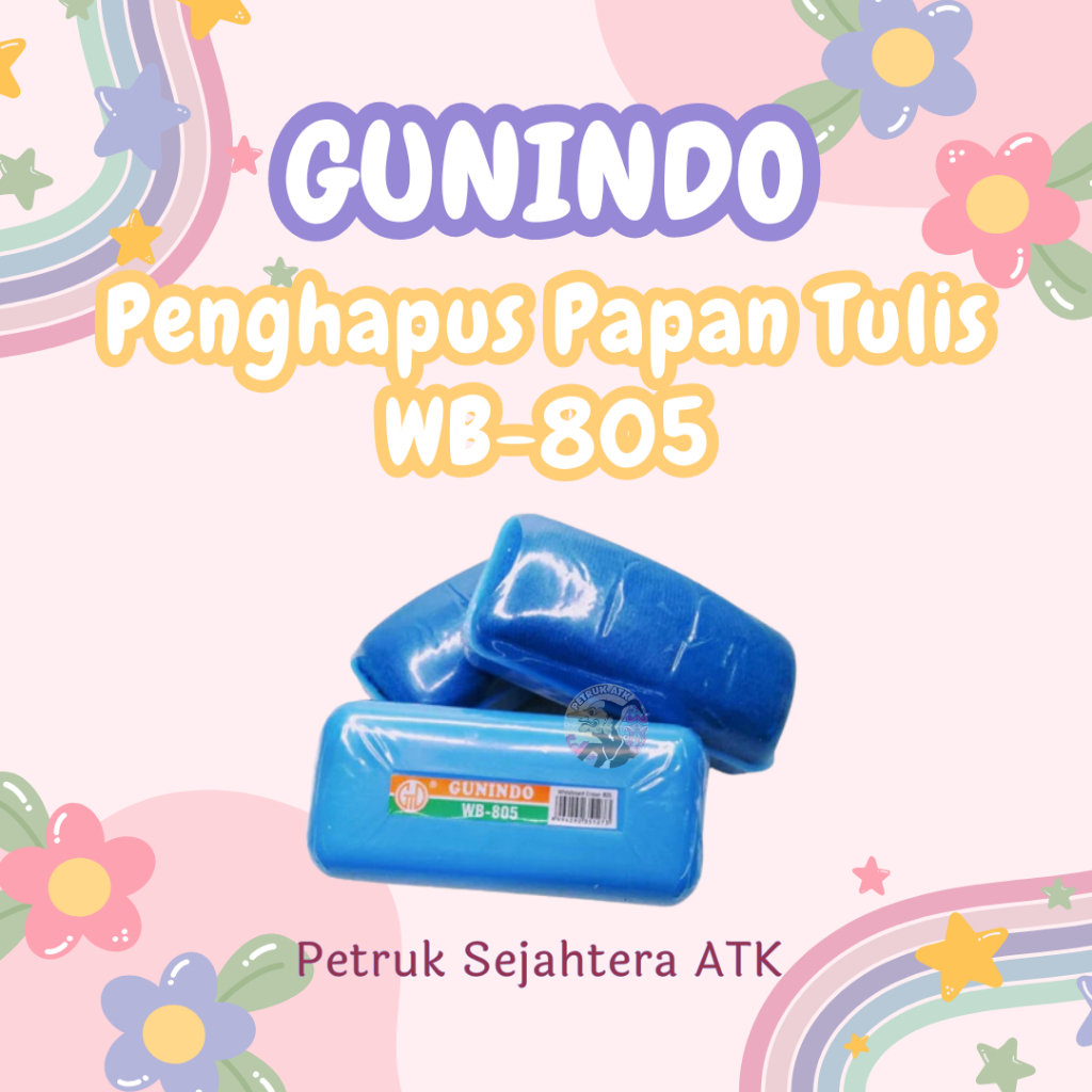 

[PCS] PENGHAPUS PAPAN TULIS WHITEBOARD KECIL GUNINDO WB-805