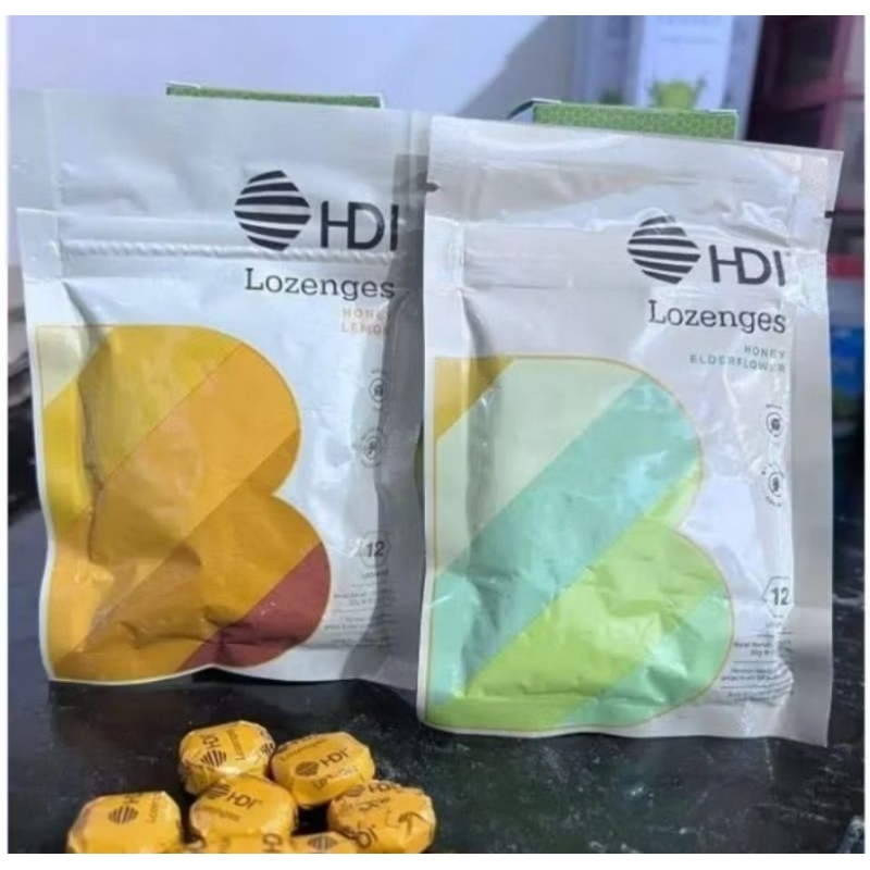 

PROLIZ LOZENGES RASA LEMON DAN RASA ELDERFLOWER