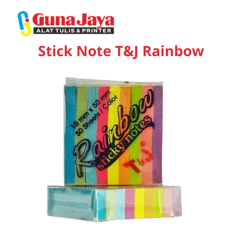 

Stick Note T&J Rainbow - Rainbow Sticky Notes T&j