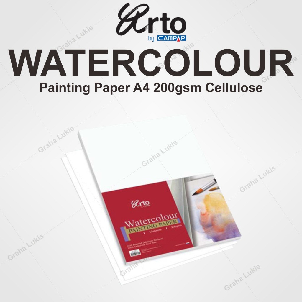 

Arto Watercolour Paper A4 - 200gsm - Cellulose