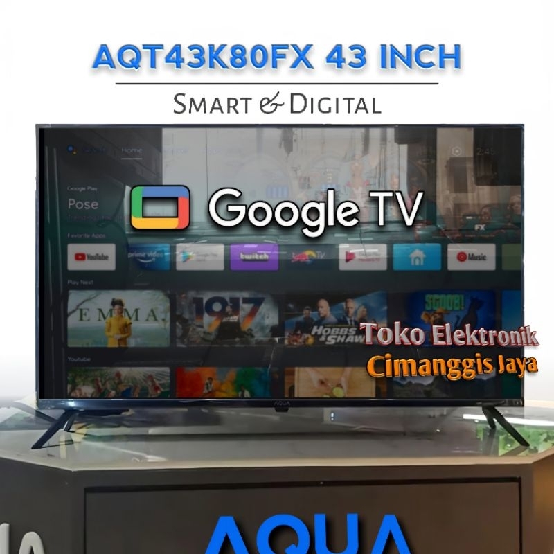 smart tv led Aqua 43 inch digital android