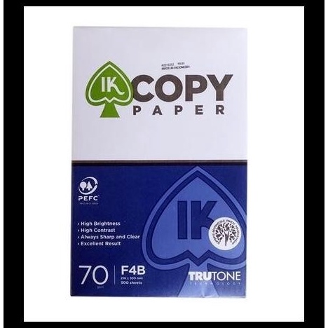 

KODE PRODUK LII7V521 Kertas HVS F4 FOLIO 7 gr IK COPY PAPER