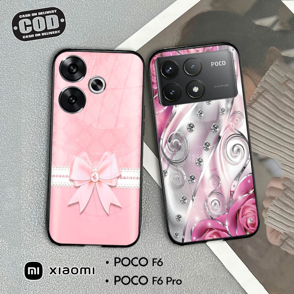 Softcase Kaca For POCO F6 & POCO F6 PRO - Case Handphone POCO F6 & POCO F6 PRO [T23].