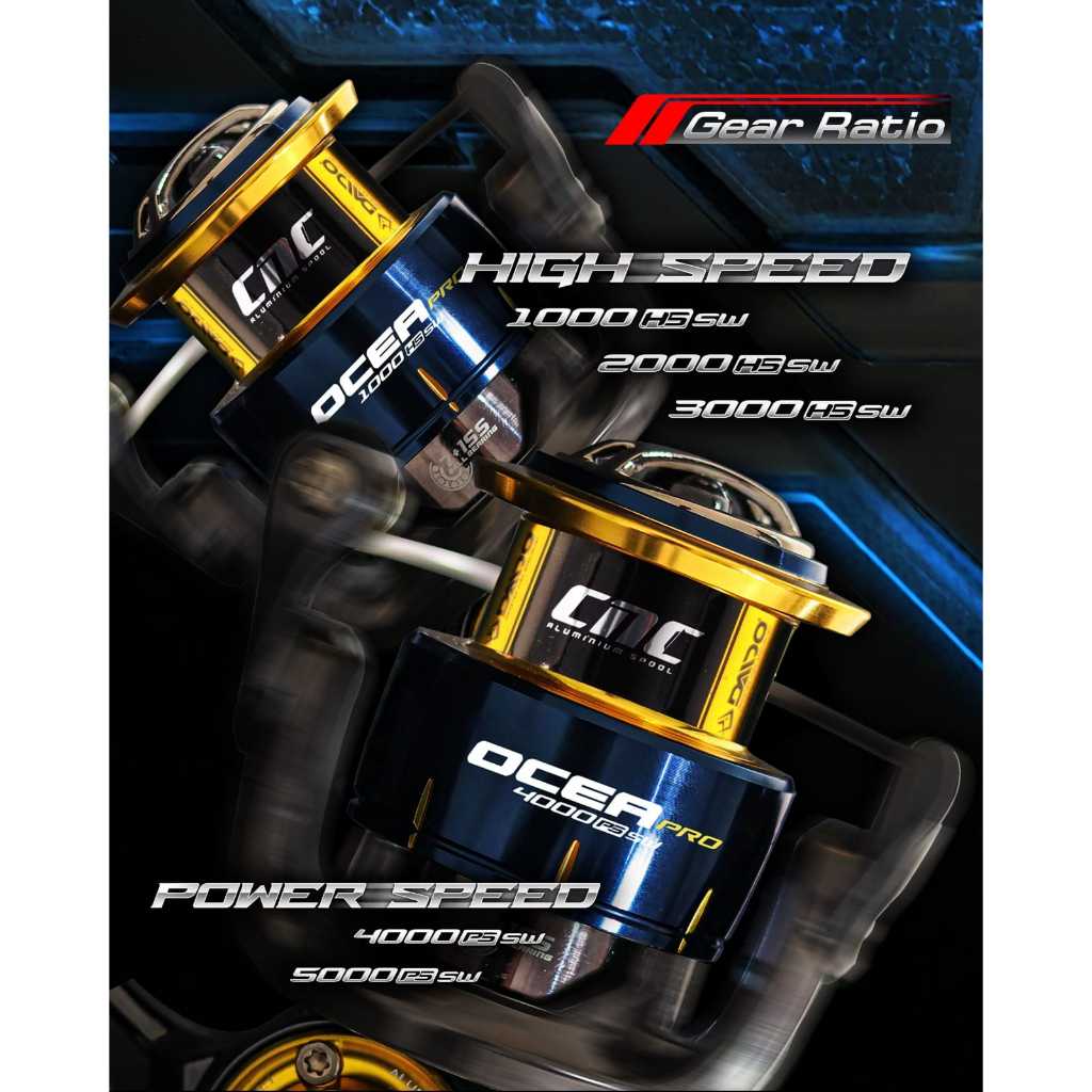 Reel Daido OCEA PRO 1000 2000 HS SW