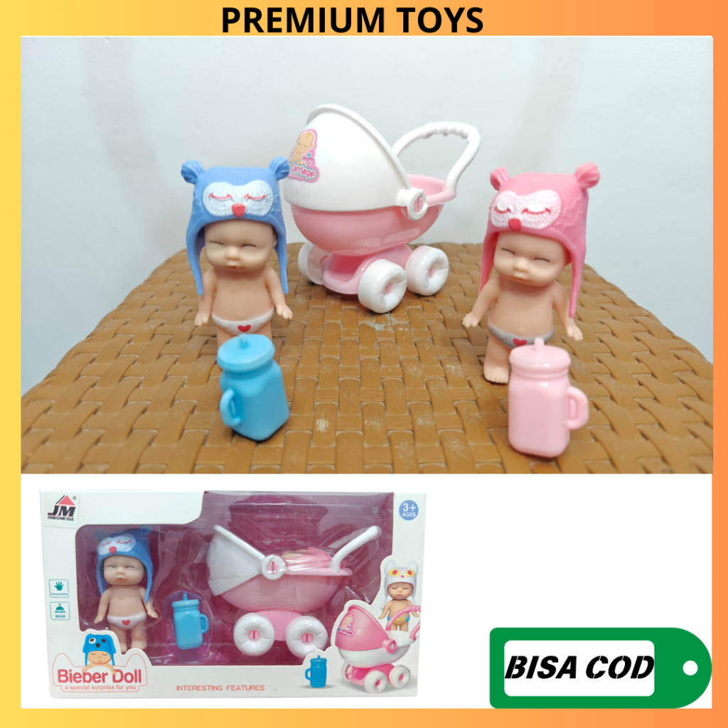TERBARU SMN-341 Mainan Bieber Doll Bayi Bisa Pipis Mainan Boneka Anak Bayi Bisa Pipis