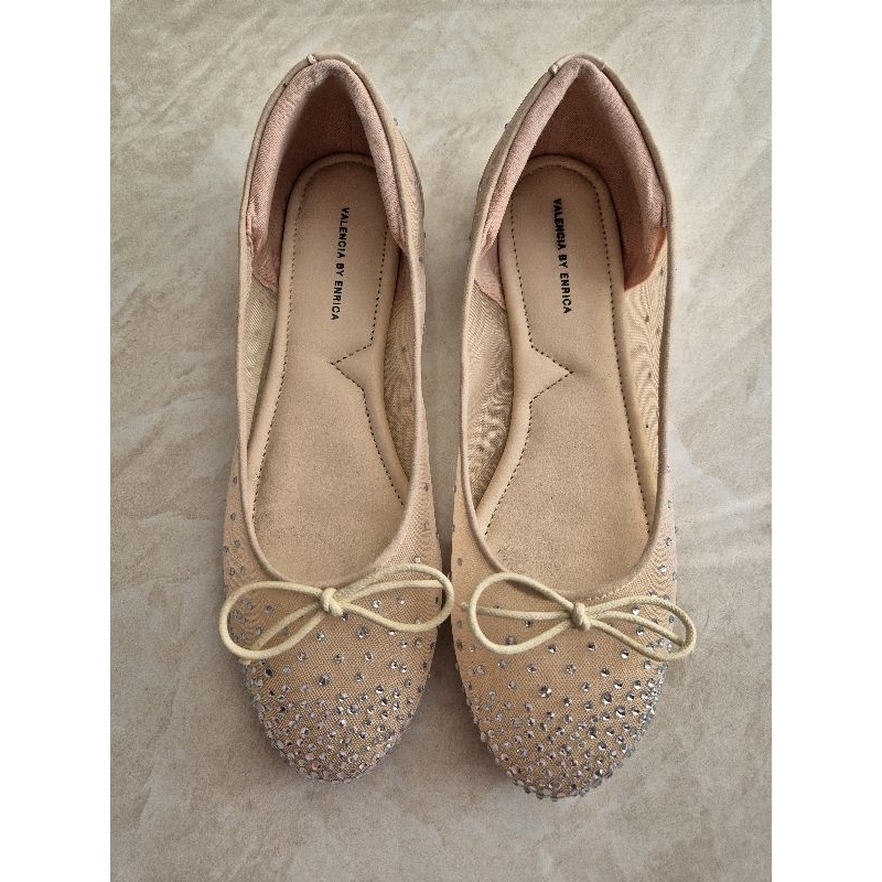 Preloved Mary Flat Shoes by VBE - sepatu kasual - flatshoes ballerina - mules