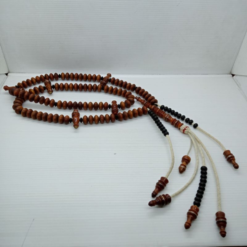 tasbih tijani kayu raja merah Agathis A476