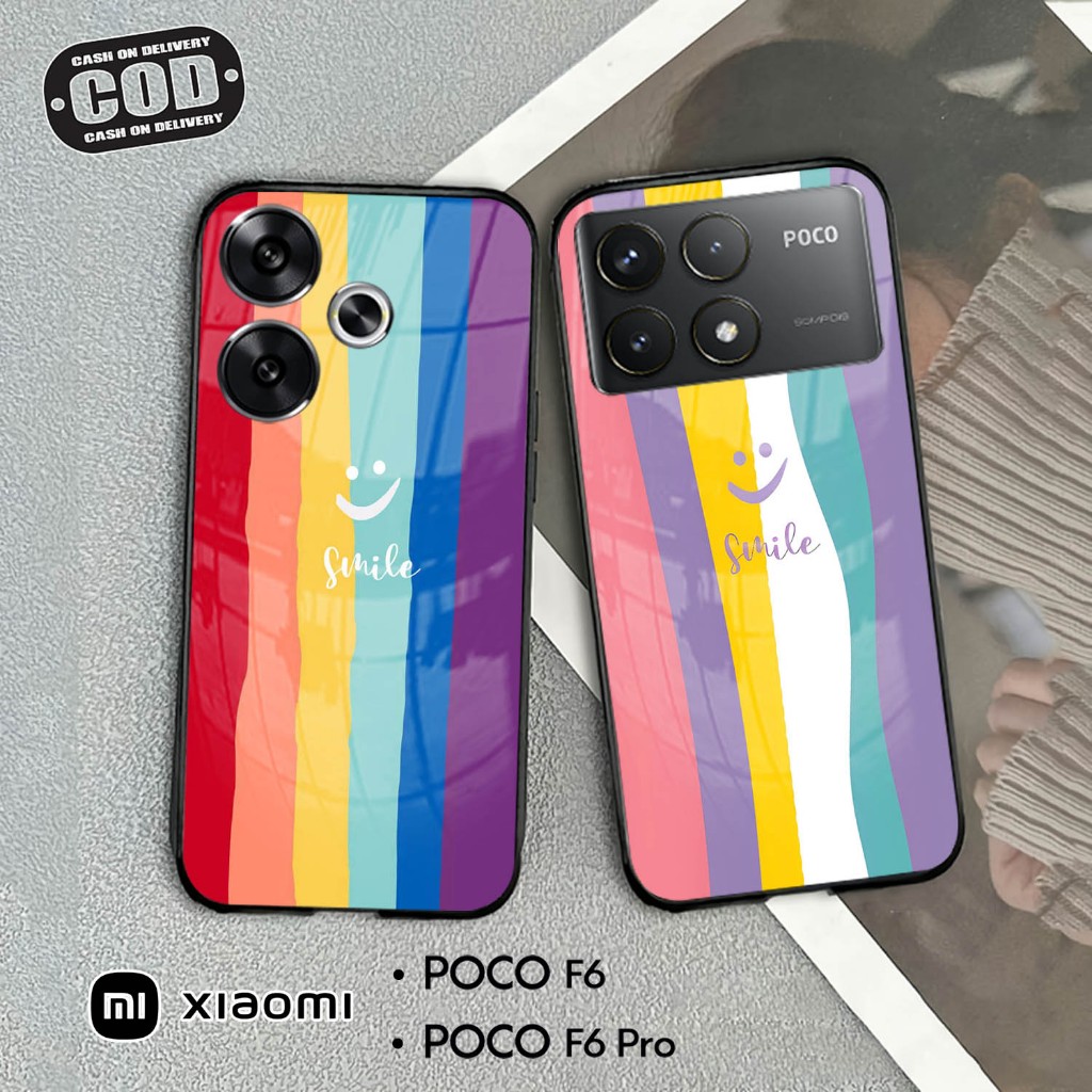 Softcase Kaca For POCO F6 & POCO F6 PRO - Case Handphone POCO F6 & POCO F6 PRO [T24].