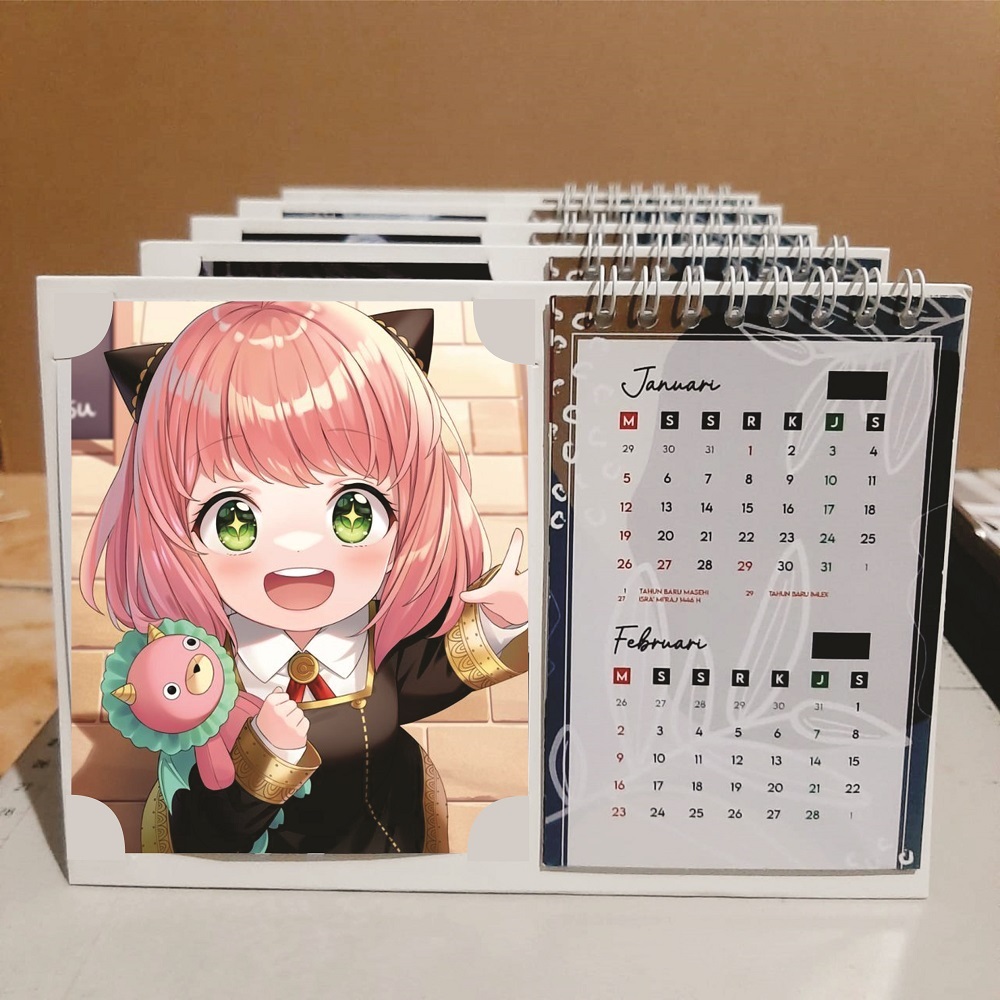 

kalender duduk 2025 Spy x Family Anya KAlender duduk anime 2025