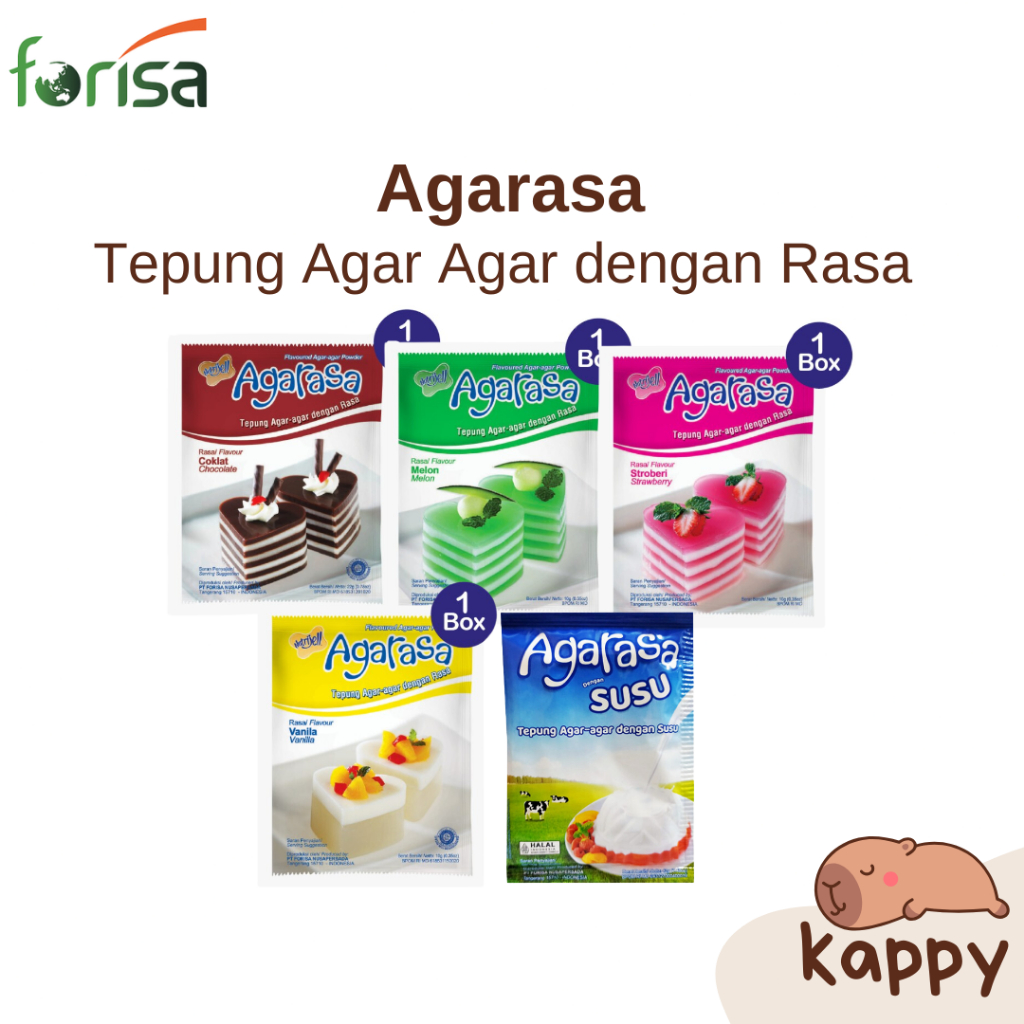 

Agarasa Tepung Agar Agar dengan Rasa BOX