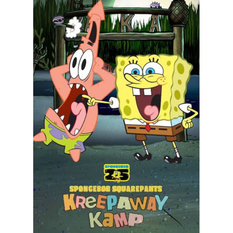 DVD ANIMASI SPONGEBOB KREEPAWAY KAMP (2024)