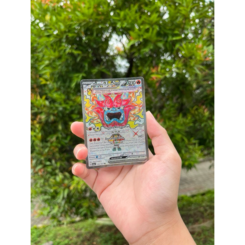 Ogerpon tungku ex (sr) (kartu pokemon)