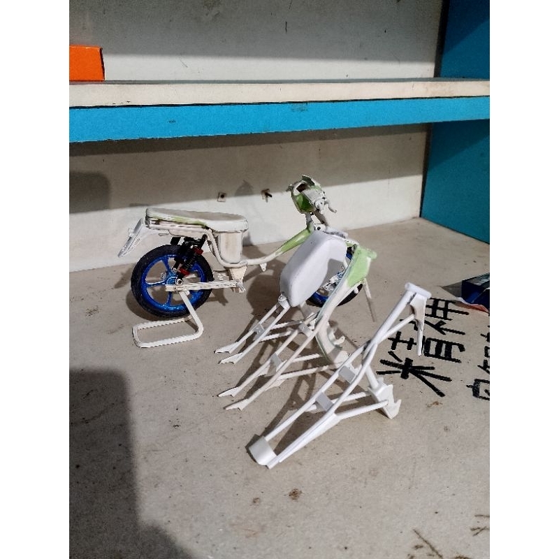 rangka miniatur motor gl, skala 1:12