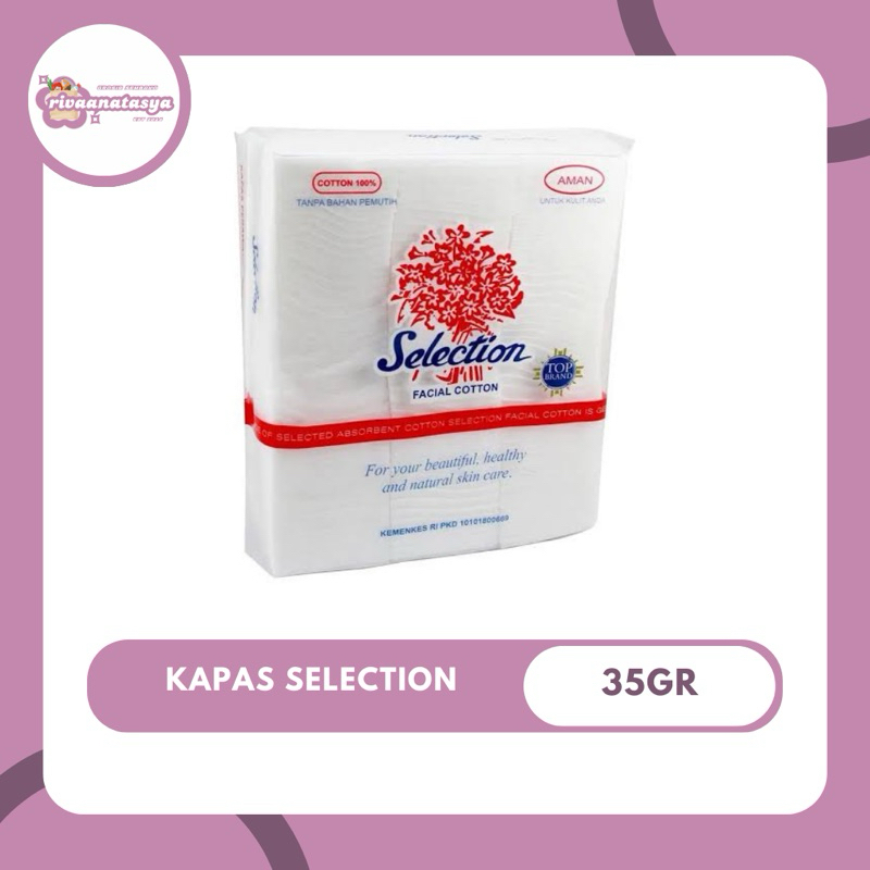 Kapas Selection 35gr - 1 Pcs | 1 Pak Isi 12 Pcs / Harga Grosir