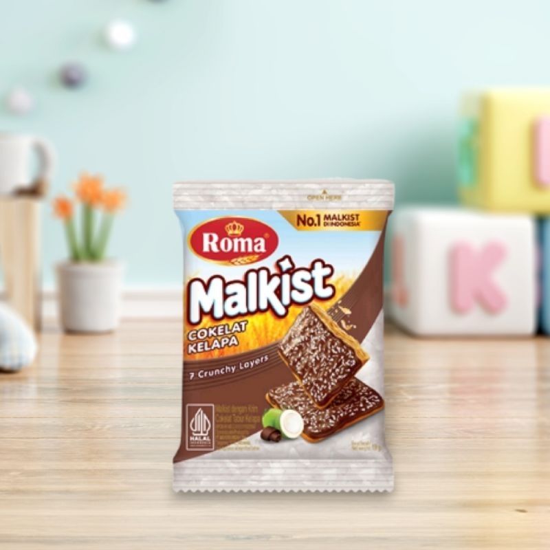 

Roma Malkist Cokelat Kelapa 10 Sachet