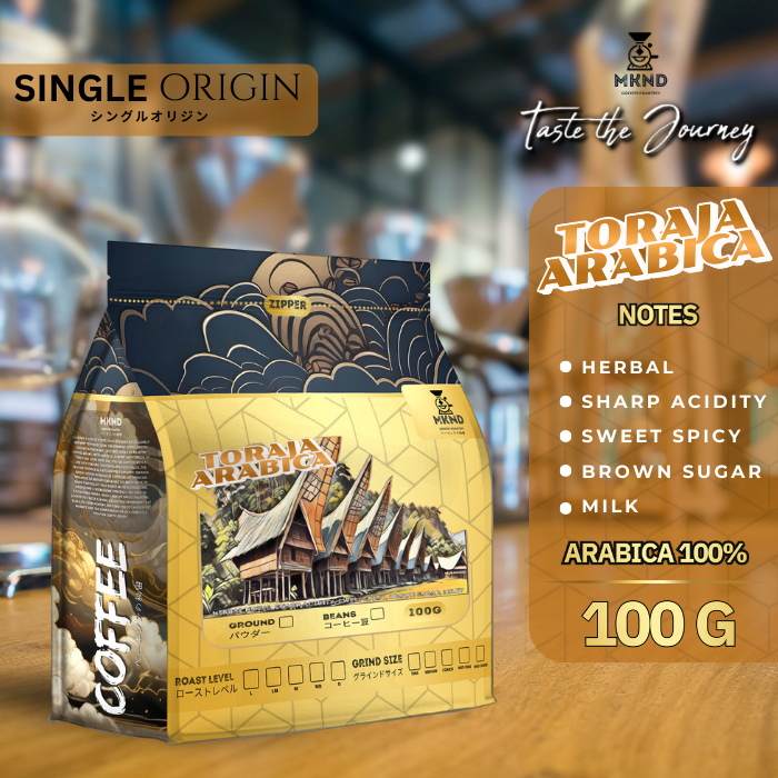 

KOPI ARABIKA TORAJA SAPAN 100 GRAM GRADE 1 SINGLE ORIGIN PROMO MKND COFFEE