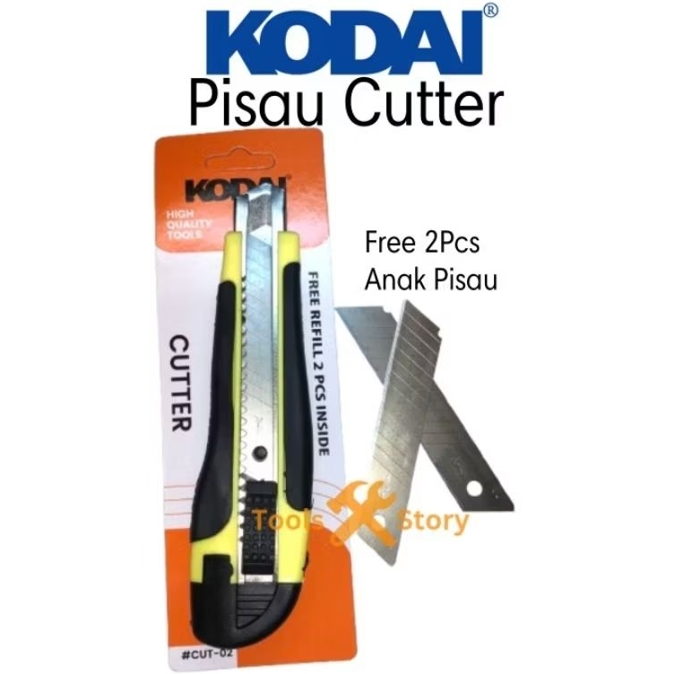 

KODAI Cutter Body Besar / Pisau Cutter Auto Lock