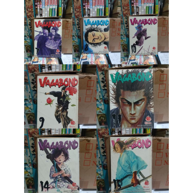 Komik Vagabond 7,8,9,10,11,14,15 cabutan / komik vagabond vol 7,8,9,10,11,14,15