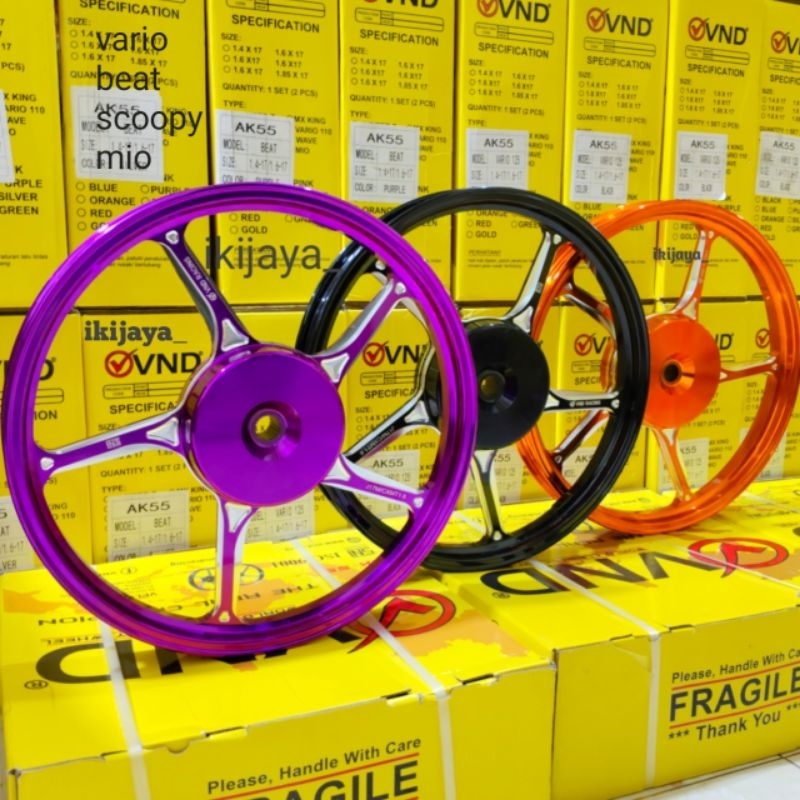 VELG VND VARIO BEAT MIO PELEK AK55 RING 17 RING 14