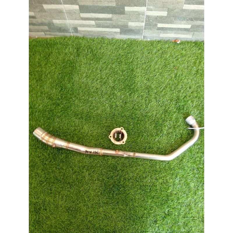 PIPA LEHER KNALPOT JUPITER MX OLD MX NEW LEHER DAN ADAPTOR SAMBUNGAN CKD FU