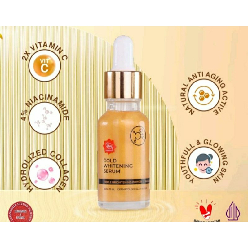VIVA SERUM GOLD/ SERUM ANTI AGING / SERUM ANTI FLEK HITAM