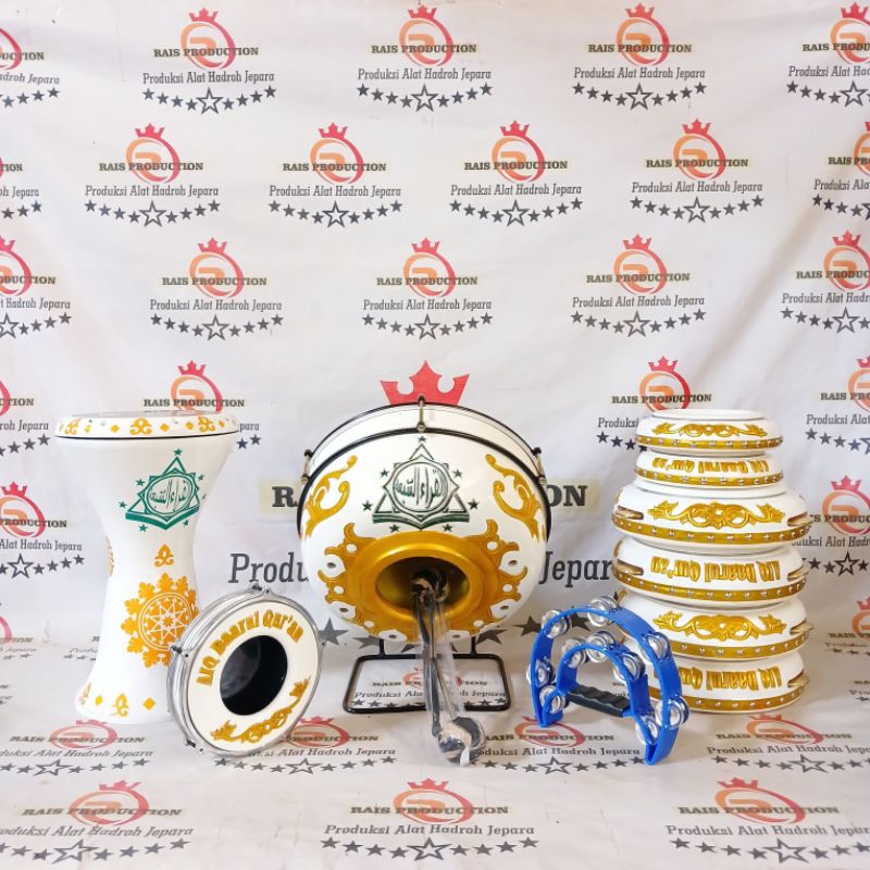 Alat Hadroh Jepara lengkap Ukiran