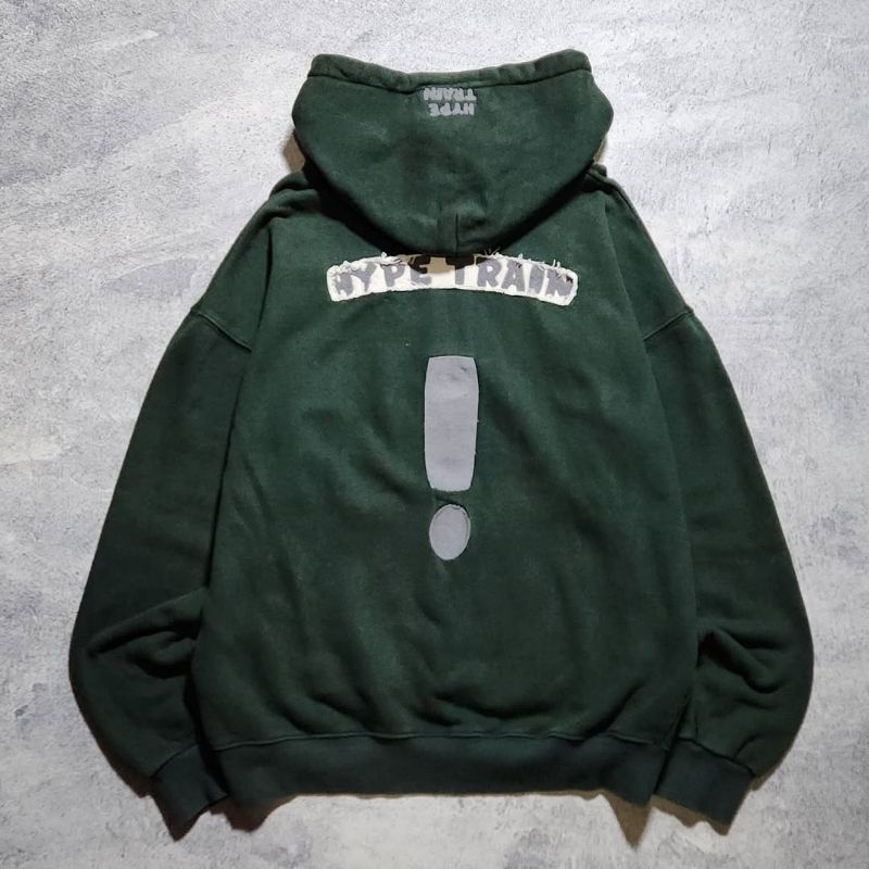 QT8 GARMENTS Hype Train Hoodie Oversize Korean Streetwear