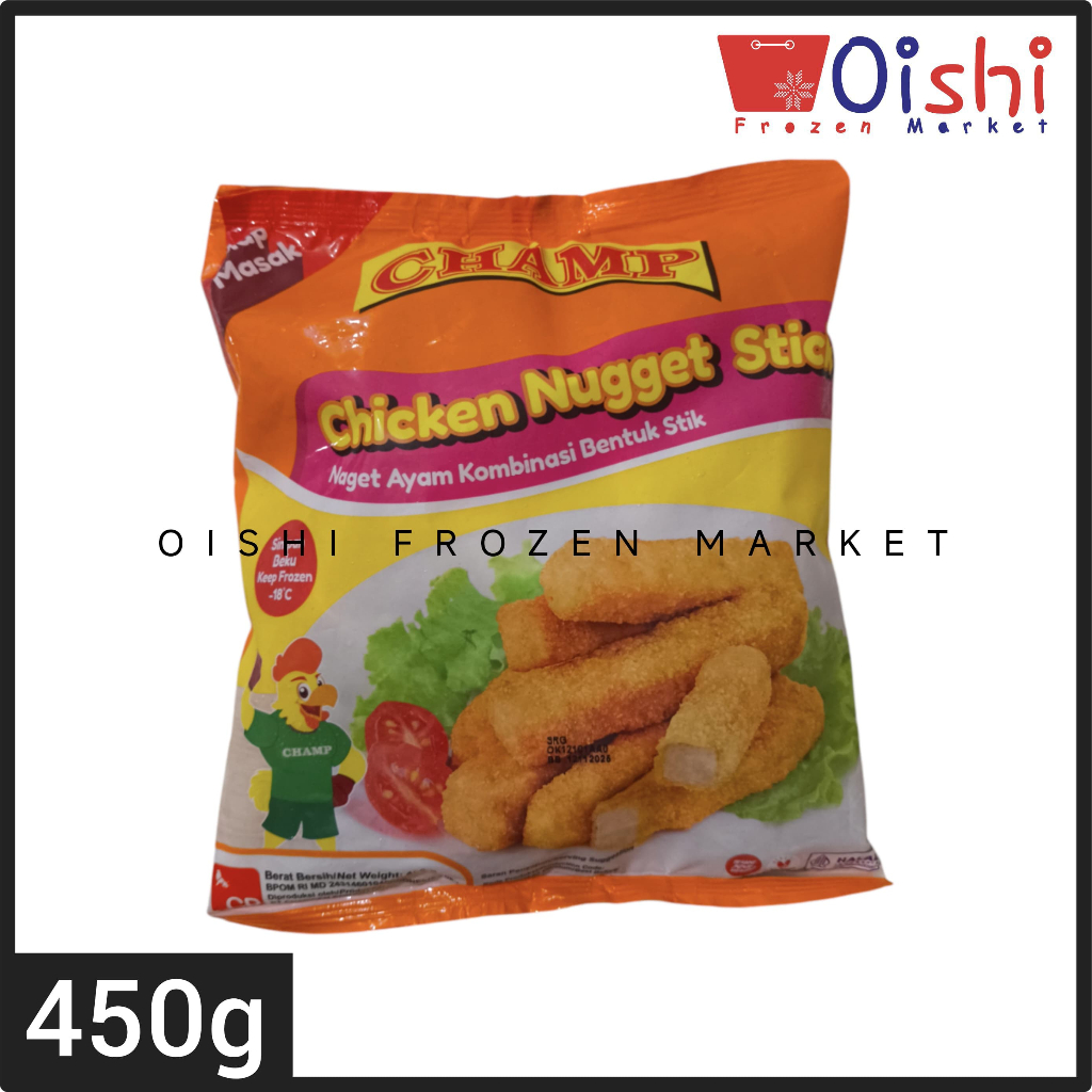 

Champ Stick Nugget Nuget Naget Stik 450g