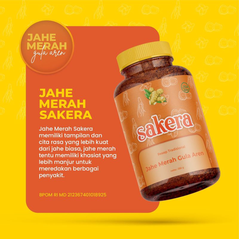 

Sakera Jhe Merah Gula Aren
