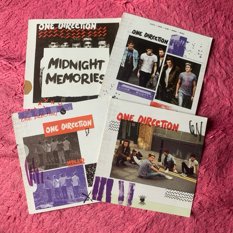 [TAKE ALL] ONE DIRECTION 1D - OFFICIAL POSTCARDS (ALBUM MIDNIGHT MEMORIES) NEW ORIGINAL HARRY STYLES