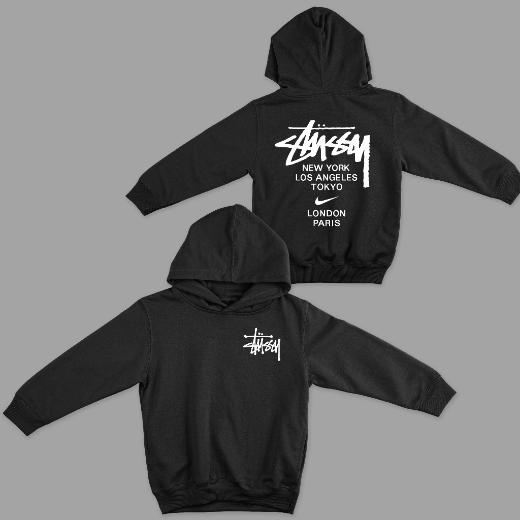 Hoodie Sweater Anak Stussy Los Angeles Style