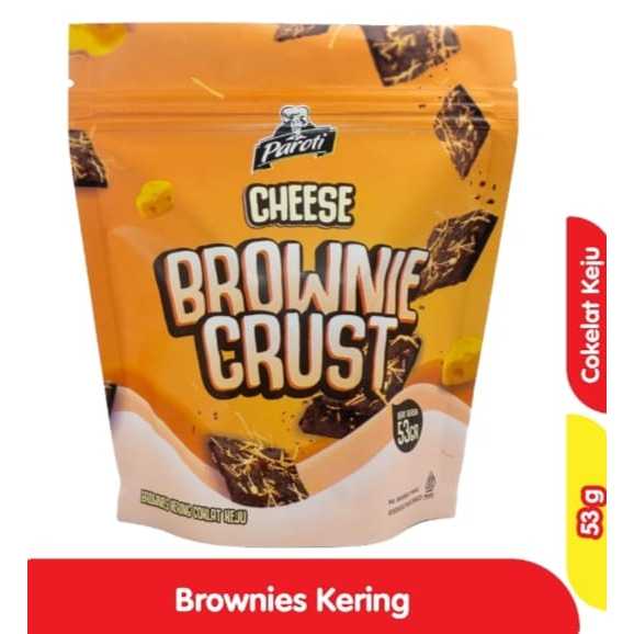 

Paroti Brownie Crust Brownies Kering Coklat Keju Pouch 53gr Paroti Cheese Brownie Crust 53g