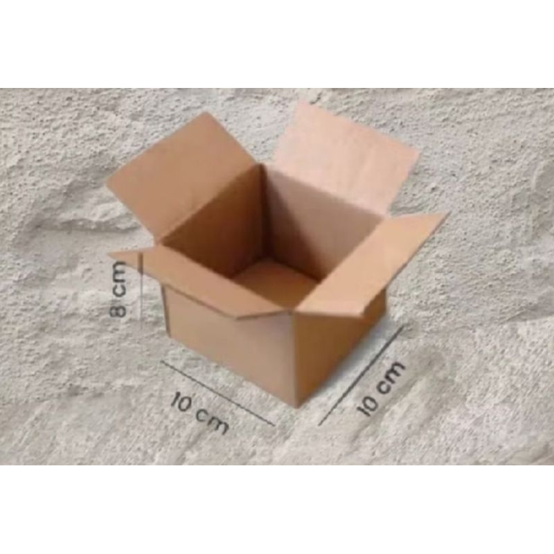 

kardus polos karton box kotak kecil packing murah 10x10x8