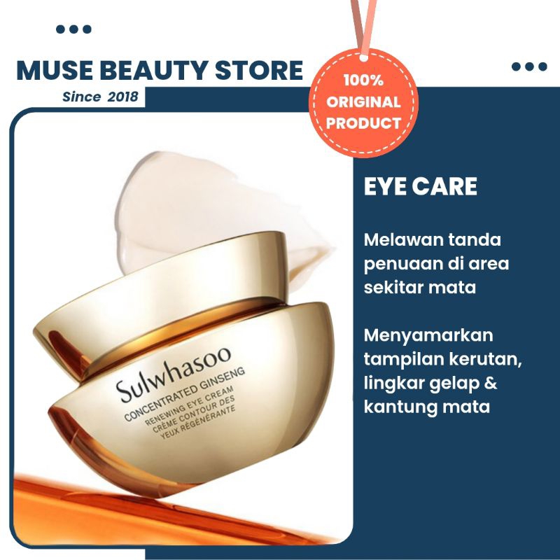 [ SULWHASOO ] Concentrate Ginseng Renewing Eye Cream