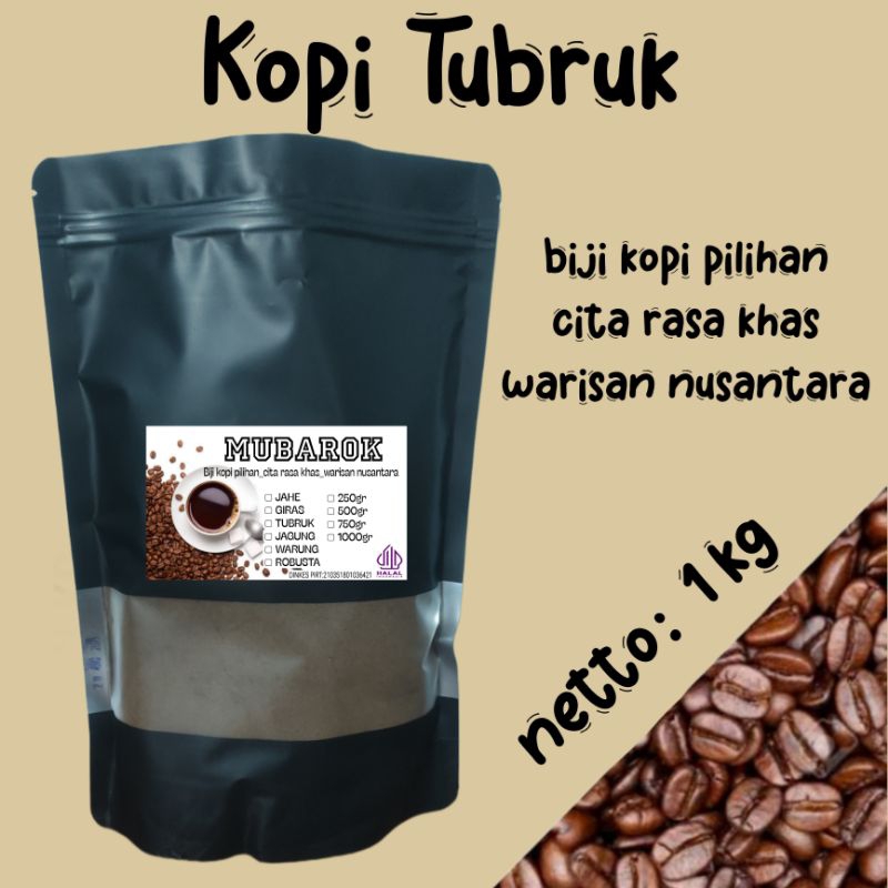 

Kopi Bubuk Tubruk Special 1000g Rasa Dijamin Nikmat