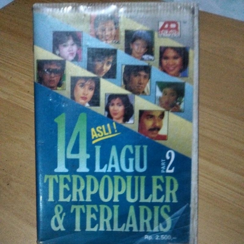 kaset pita full box original"14 LAGU TERPOPULER & TERLARIS"(Detail..? Chat)