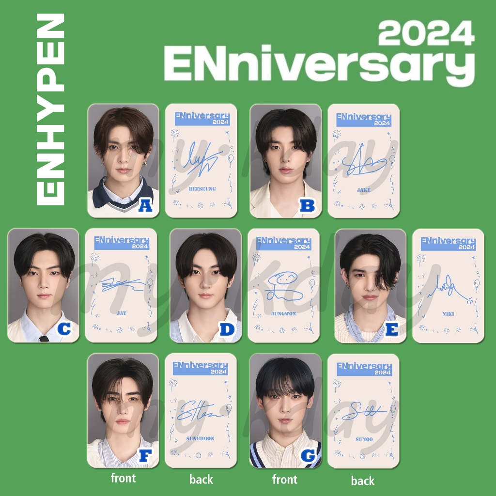 PC-1874, Unofficial Photocard ENHYPEN 2024 ENniversary 2 sisi